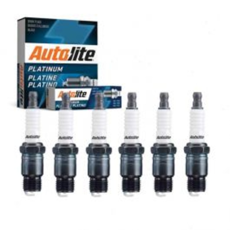 6 pc Autolite Platinum Spark Plug for 1979-1984 GMC K2500 Suburban 4.8L L6