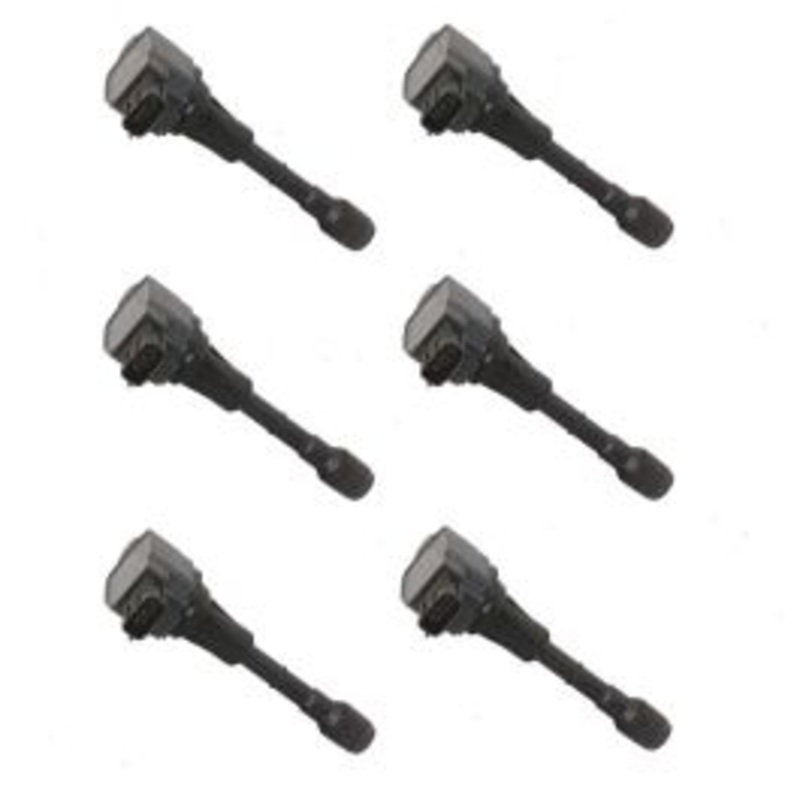 6 pc Hitachi Ignition Coils for 2014-2017 Infiniti QX50 3.7L V6