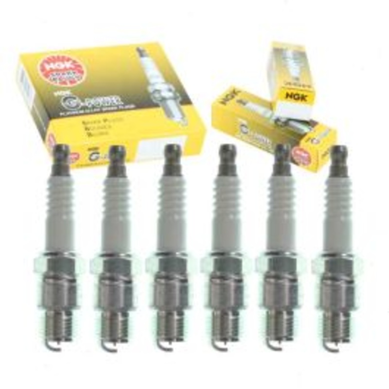 6 pc NGK G-Power Spark Plugs for 1970-1974 GMC K35 K3500 Pickup 4.1L 4.8L L6