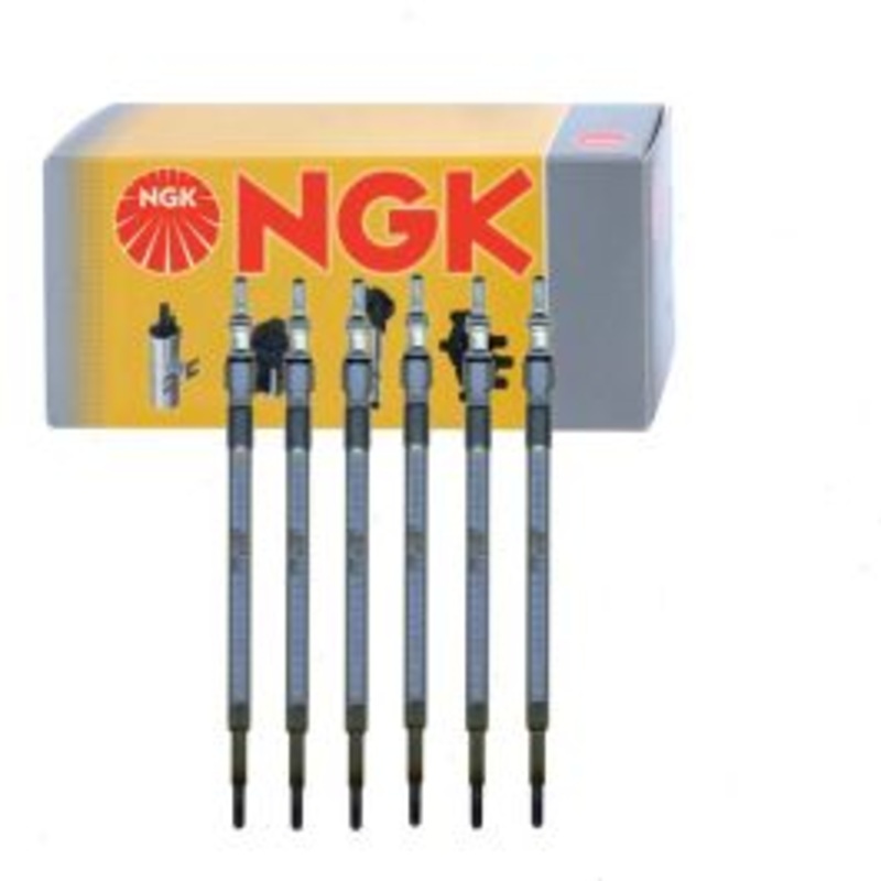 6 pc NGK Glow Diesel Glow Plugs for 2007-2009 Mercedes-Benz ML320 3.0L V6