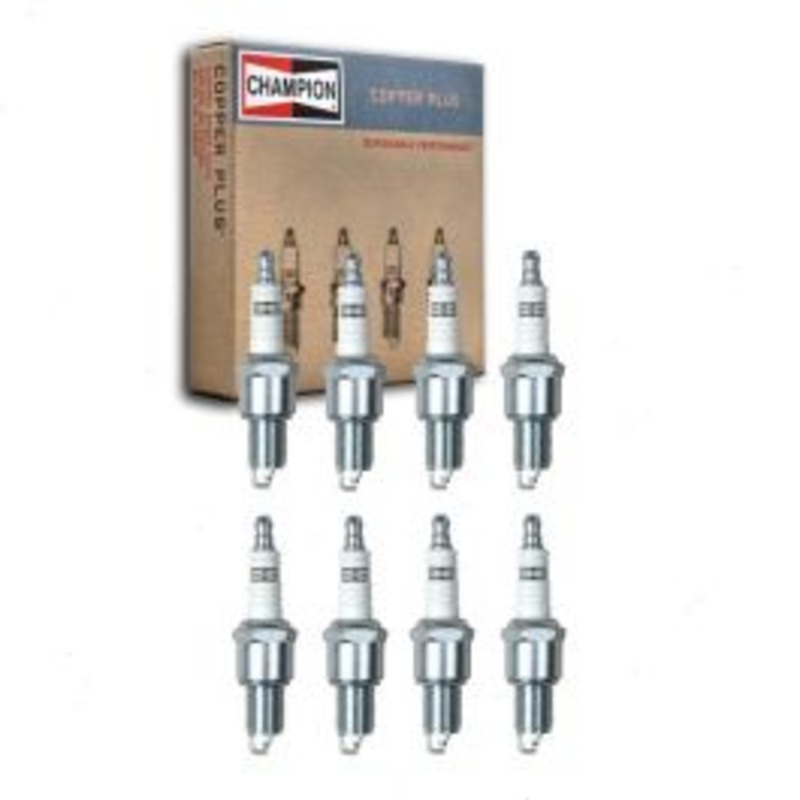 8 pc Champion Copper Plus Spark Plugs for 1975-1976 Mercedes-Benz 450SE 4.5L V8