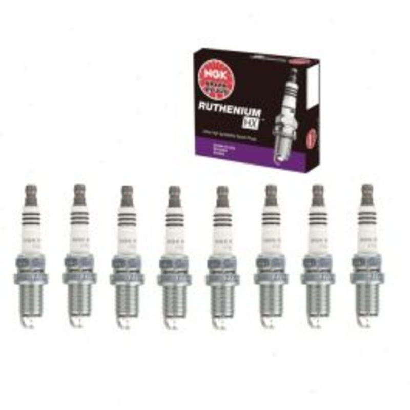 8 pc NGK Ruthenium HX Spark Plugs for 2000-2002 Jaguar S-Type 4.0L V8