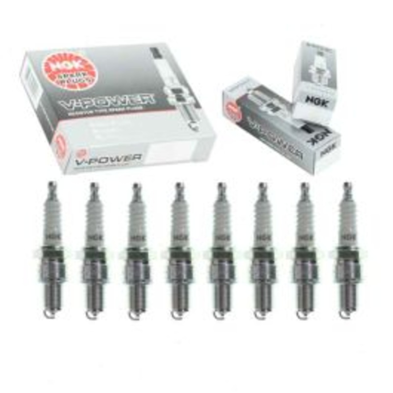 8 pc NGK V-Power Spark Plugs for 1960-1967 Rolls-Royce Phantom 6.2L V8