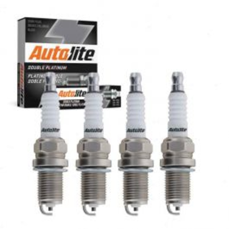 4 pc Autolite Double Platinum Spark Plug for 2007-2008 Kia Rondo 2.4L L4