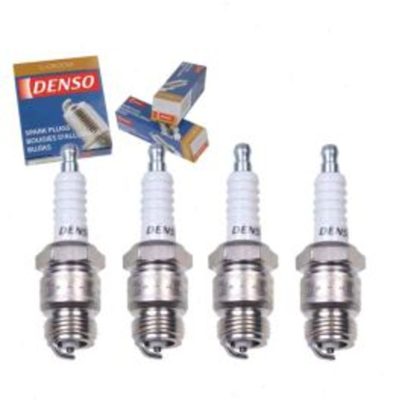 4 pc DENSO Standard U-Groove Spark Plugs for 1971-1974 Mercury Capri 2.0L L4