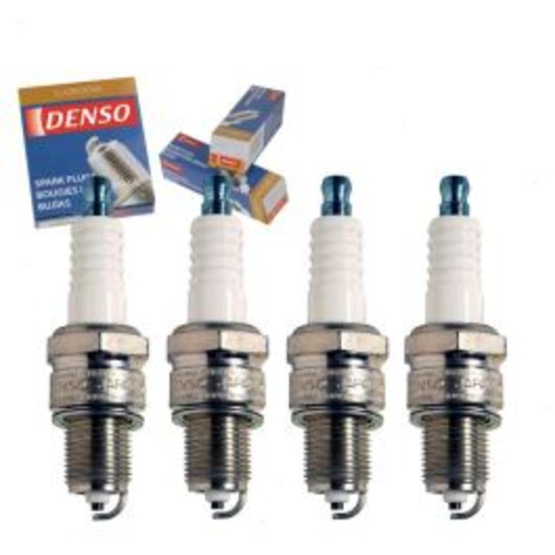 4 pc DENSO Standard U-Groove Spark Plugs for 1979-1982 Fiat Strada 1.5L L4