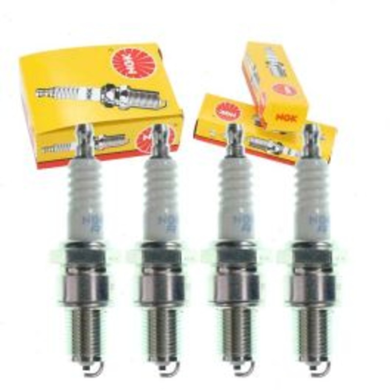 4 pc NGK Standard Spark Plugs for 1967-1973 Fiat 850 0.8L 0.9L L4