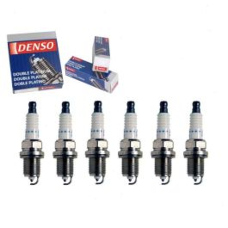6 pc DENSO Double Platinum Spark Plugs for 2003-2008 Honda Pilot 3.5L V6