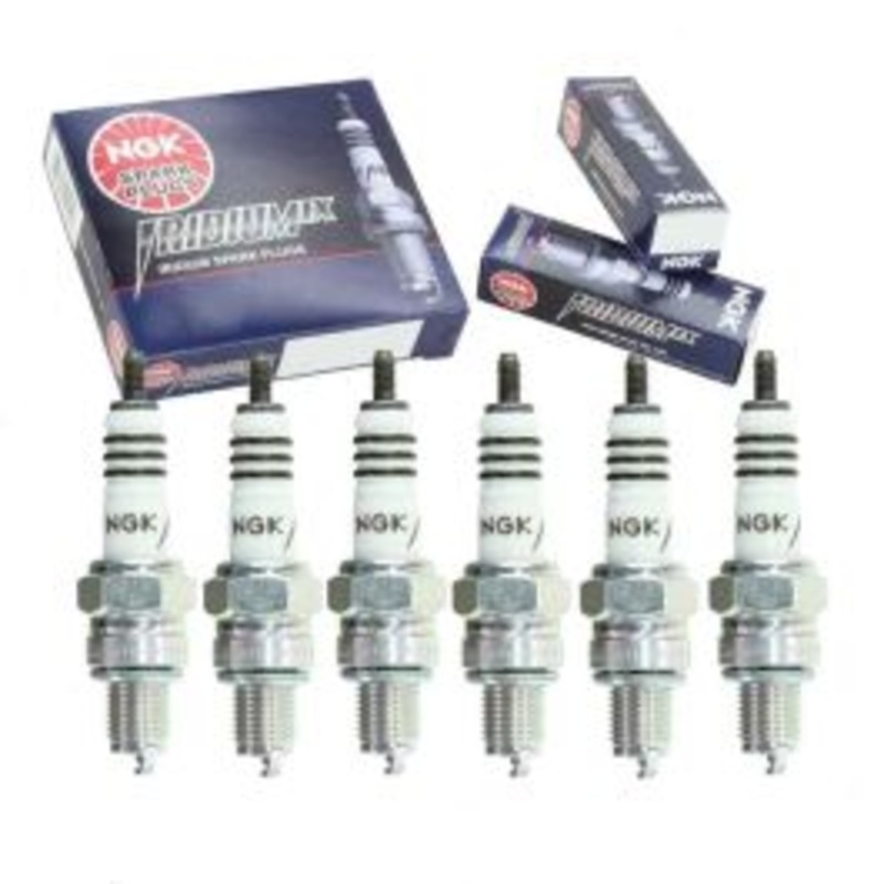 6 pc NGK Iridium IX Spark Plugs for 1951-1952 Aston Martin DB3 2.6L L6