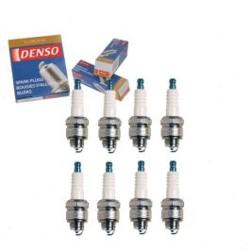 8 pc DENSO Standard U-Groove Spark Plugs for 1965-1967 Cadillac Calais 7.0L V8