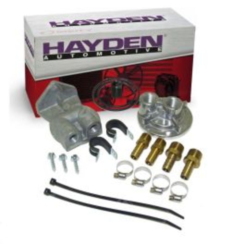 Hayden Oil Filter Remote Mounting Kit for 1990-2000 Cadillac Brougham Commercial Chassis Escalade Fleetwood