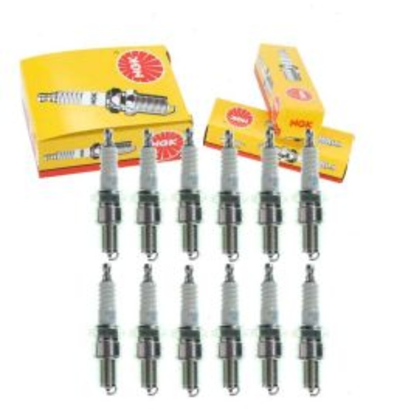 12 pc NGK Standard Spark Plugs for 1973-1976 Ferrari 365 GT4 4.4L H12 V12