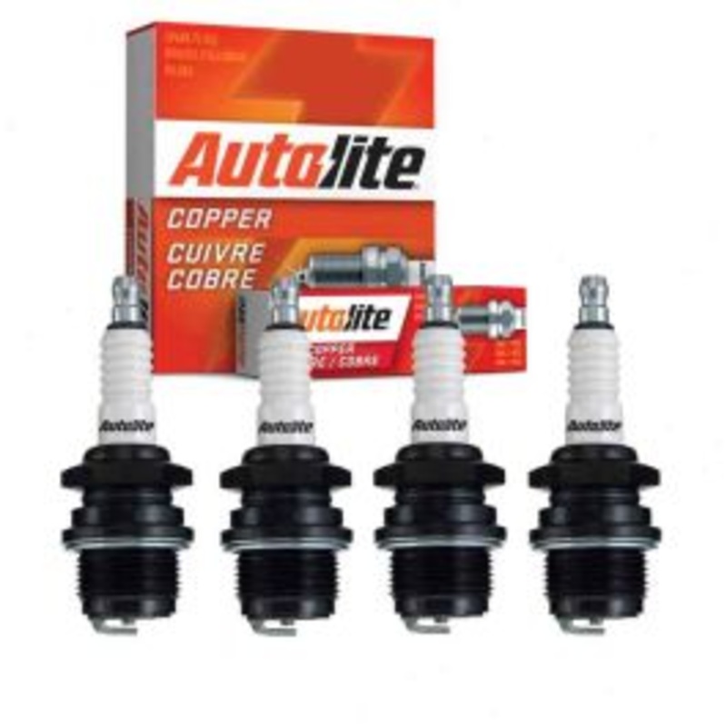 4 pc Autolite Copper Core 3076 Spark Plugs
