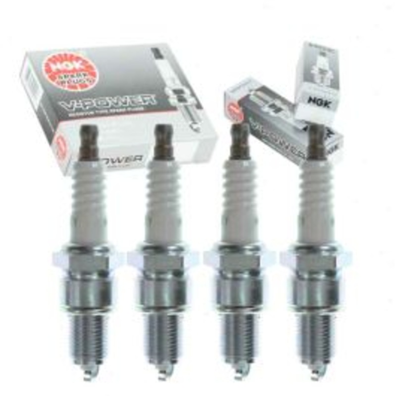 4 pc NGK V-Power Spark Plugs for 1984-1989 Toyota Van 2.0L 2.2L L4