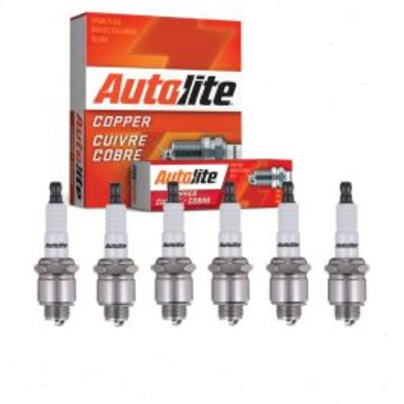 6 pc Autolite Copper Core Spark Plugs for 1941-1948 Studebaker M17