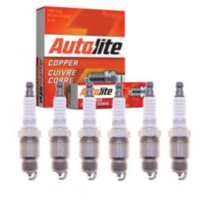 6 pc Autolite Copper Core Spark Plugs for 1982-1986 Oldsmobile Cutlass Ciera 2.8L V6