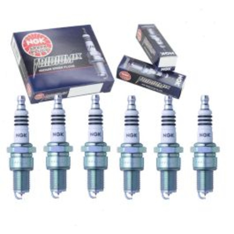 6 pc NGK Iridium IX Spark Plugs for 1969-1970 International 1000D 3.8L L6