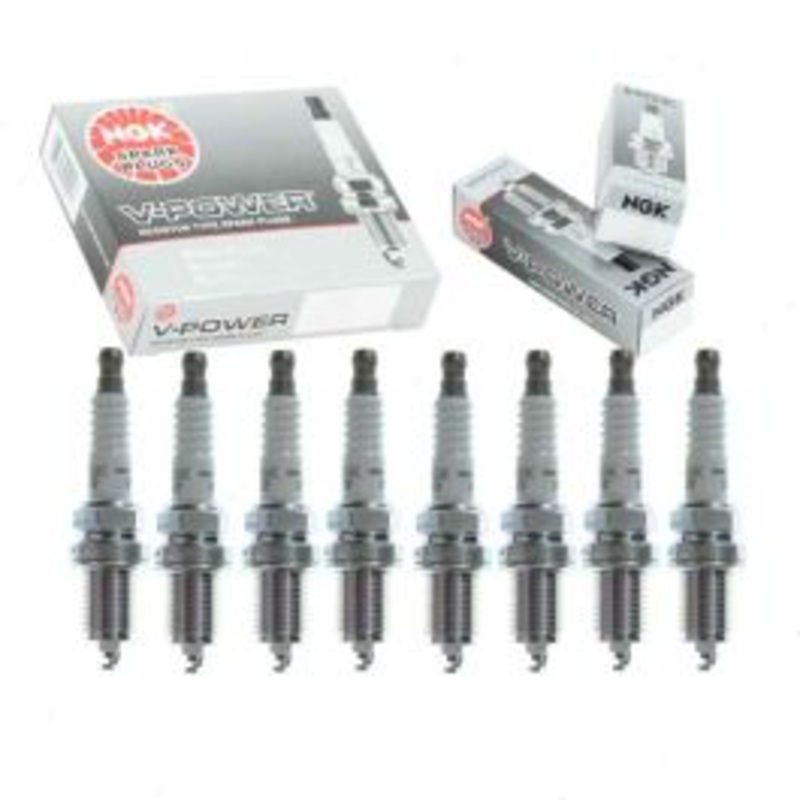 8 pc NGK V-Power Spark Plugs for 1985 Oldsmobile Delta 88 5.0L V8