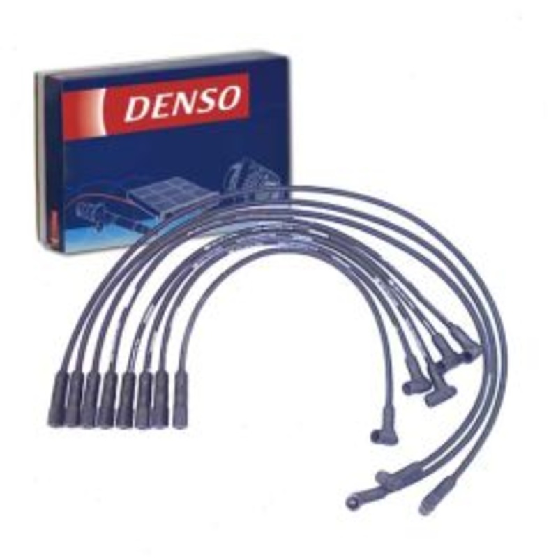 DENSO Spark Plug Wire Set for 1977 Pontiac Phoenix 5.7L V8