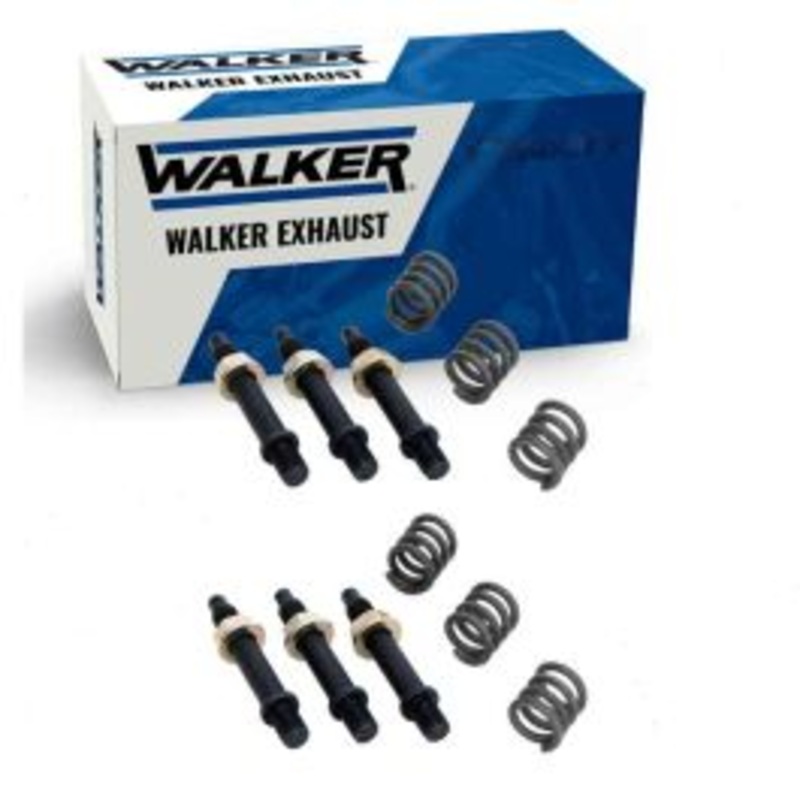 2 pc Walker Converter Inlet Exhaust Bolt & Springs for 1994-1995 Chevrolet K2500 4.3L 5.0L 5.7L V6 V8