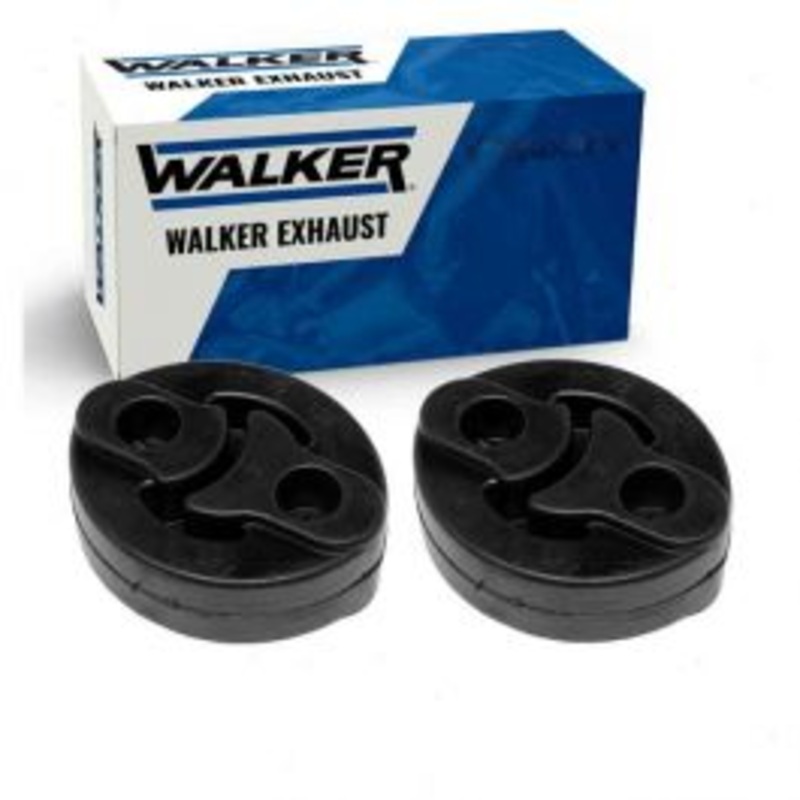 2 pc Walker Resonator Assm Exhaust System Insulators for 2006 Pontiac Pursuit 2.2L 2.4L L4
