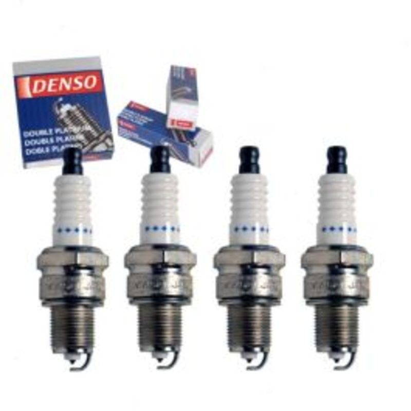 4 pc DENSO Double Platinum Spark Plugs for 1987-1989 Mercury Tracer 1.6L L4