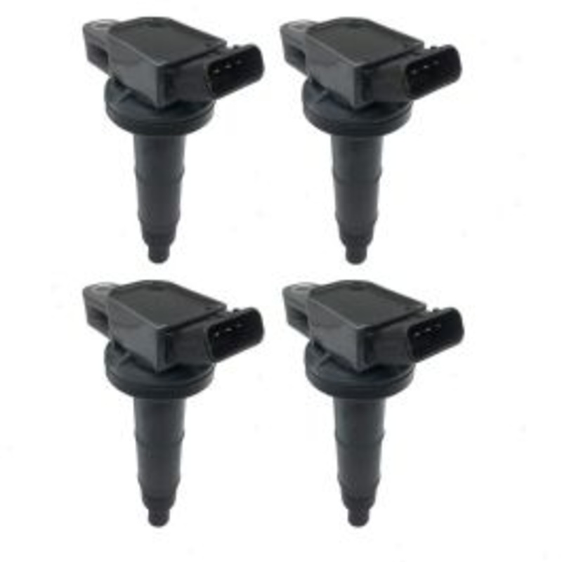 4 pc Hitachi Ignition Coils for 2009-2012 Toyota Corolla 2.4L L4