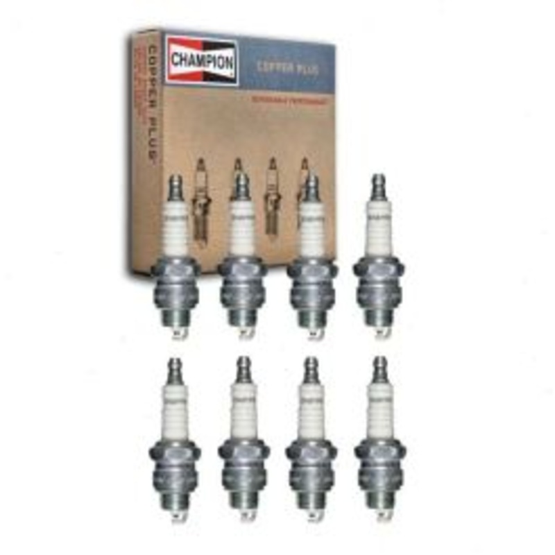 8 pc Champion Copper Plus Spark Plugs for 1965-1968 Pontiac Acadian 4.6L 5.3L V8