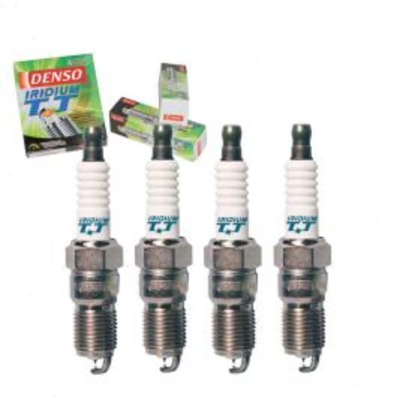 4 pc DENSO Iridium TT Spark Plugs for 1986 Ford EXP 1.9L L4