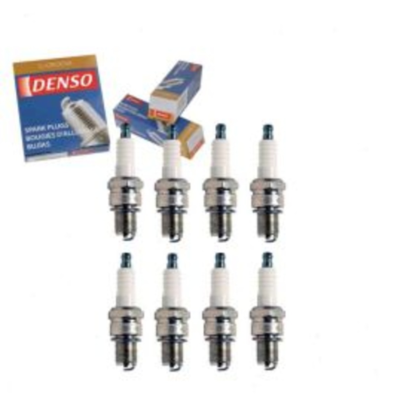 8 pc DENSO Standard U-Groove Spark Plugs for 1985-1988 Jeep J20 5.9L V8