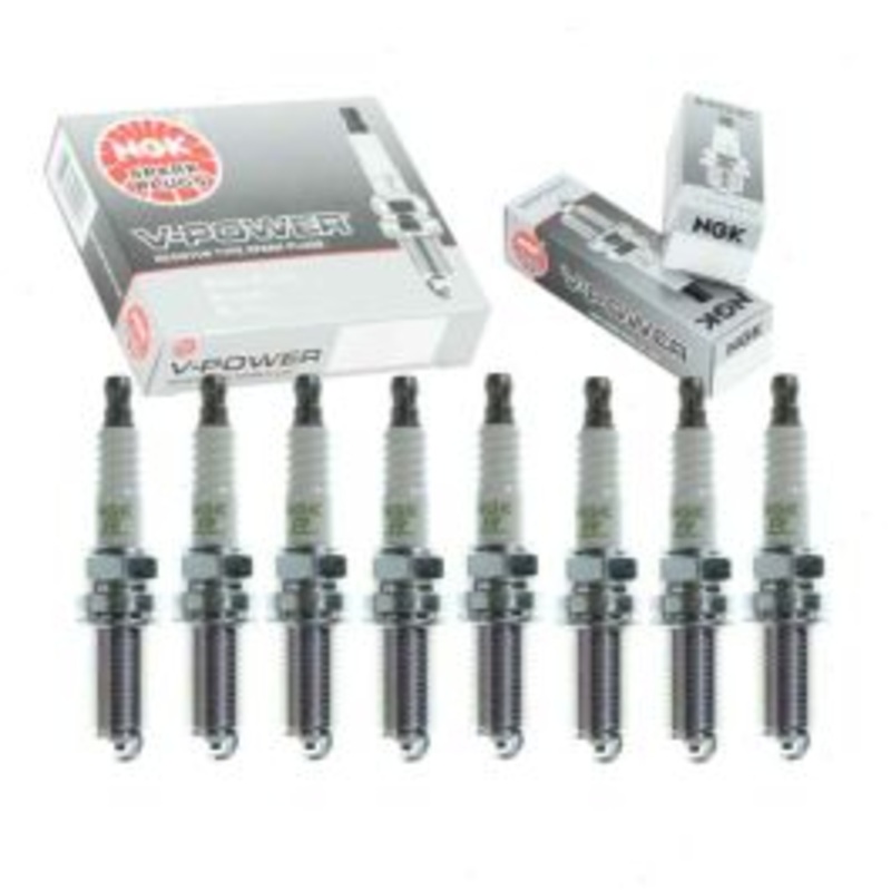 8 pc NGK V-Power 6668 LFR6A Spark Plugs