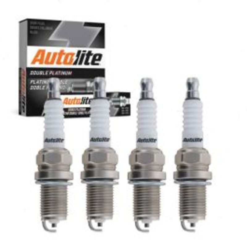4 pc Autolite Double Platinum Spark Plug for 2006-2018 Toyota Yaris 1.5L L4