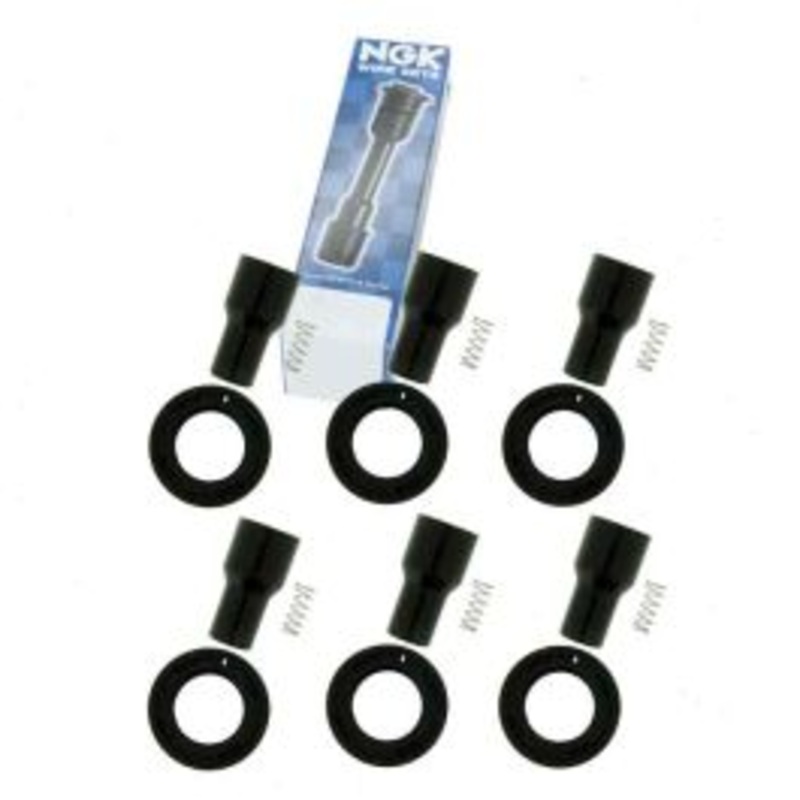 6 pc NGK Ignition Coil Boots for 2006-2014 Lexus IS250 2.5L V6
