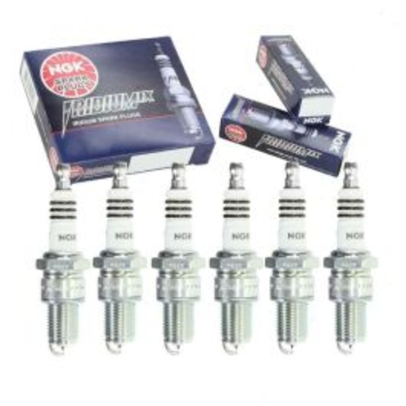 6 pc NGK Iridium IX Spark Plugs for 1967-1972 Toyota Crown 2.3L 2.6L L6