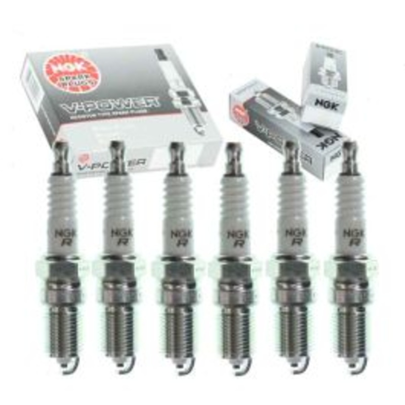 6 pc NGK V-Power Spark Plugs for 1986-2007 Ford Taurus 3.0L V6
