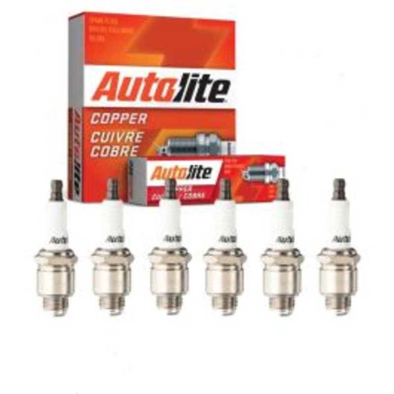 6 pc Autolite Copper Core Spark Plugs for 1953 Fargo FP2 Pickup