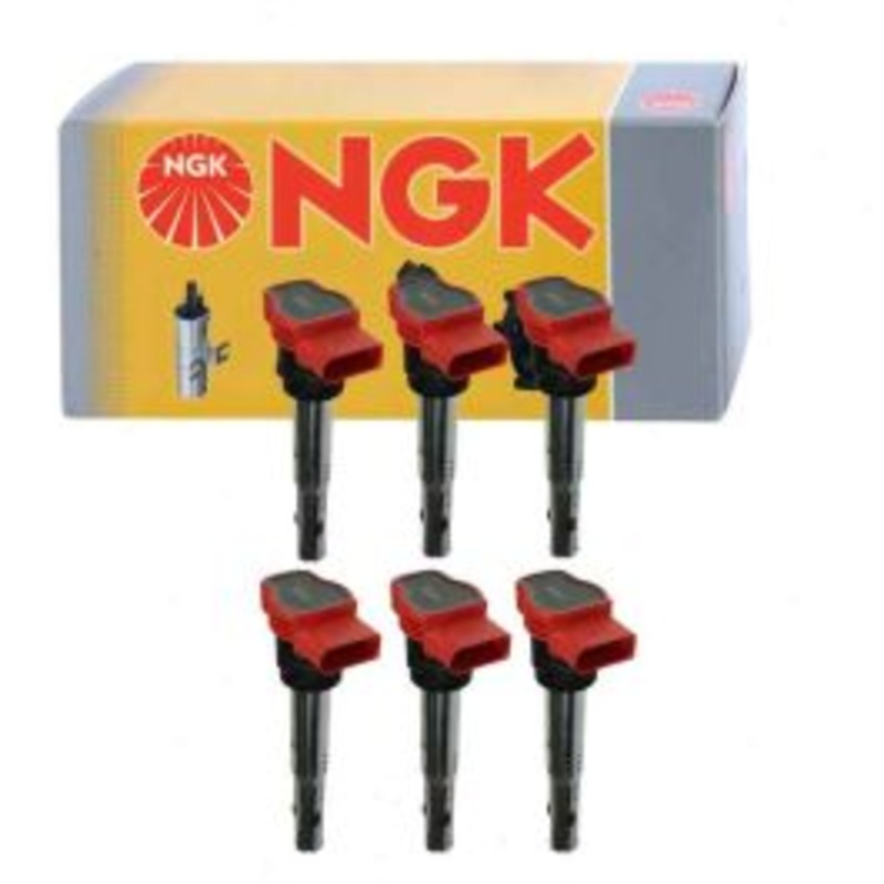 6 pc NGK Ignition Coils for 2014-2017 Audi SQ5 3.0L V6