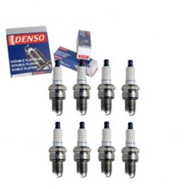 8 pc DENSO Double Platinum Spark Plugs for 2003 Jaguar XKR 4.2L V8