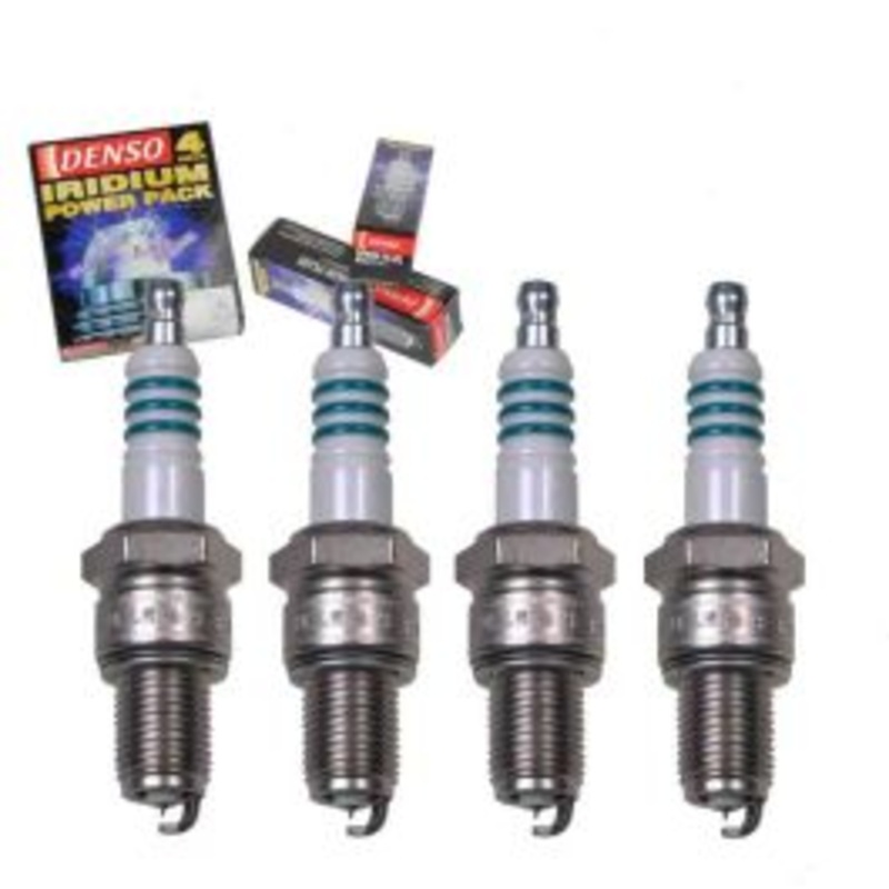 4 pc DENSO Iridium Power Spark Plugs for 1976-1978 Nissan F10 1.4L L4