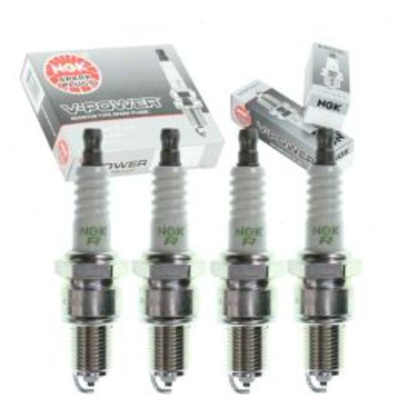 4 pc NGK V-Power Spark Plugs for 1970-1971 Mazda 616 1.6L L4