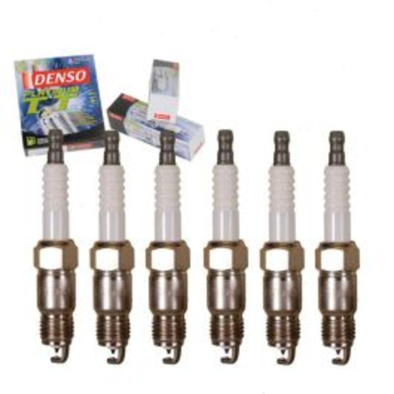 6 pc DENSO Platinum TT Spark Plugs for 1986-1987 Pontiac Grand Prix 4.3L V6