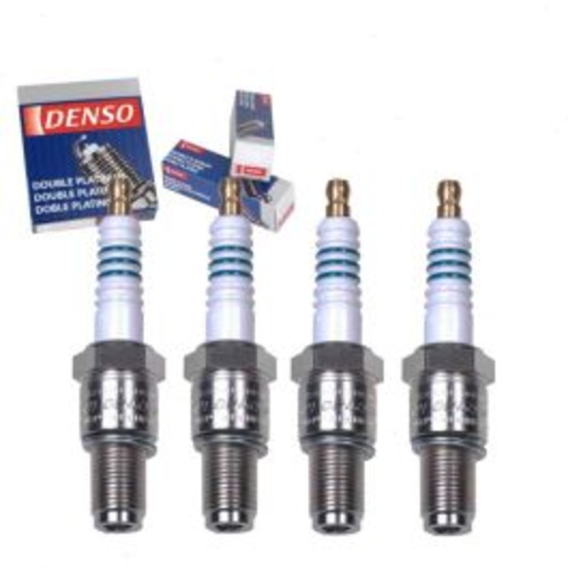 4 pc DENSO Double Platinum Spark Plugs for 2012-2015 Audi A6 2.0L L4