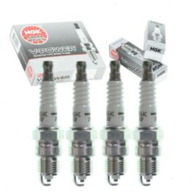 4 pc NGK V-Power Spark Plugs for 1976-1987 Chevrolet Chevette 1.4L 1.6L L4