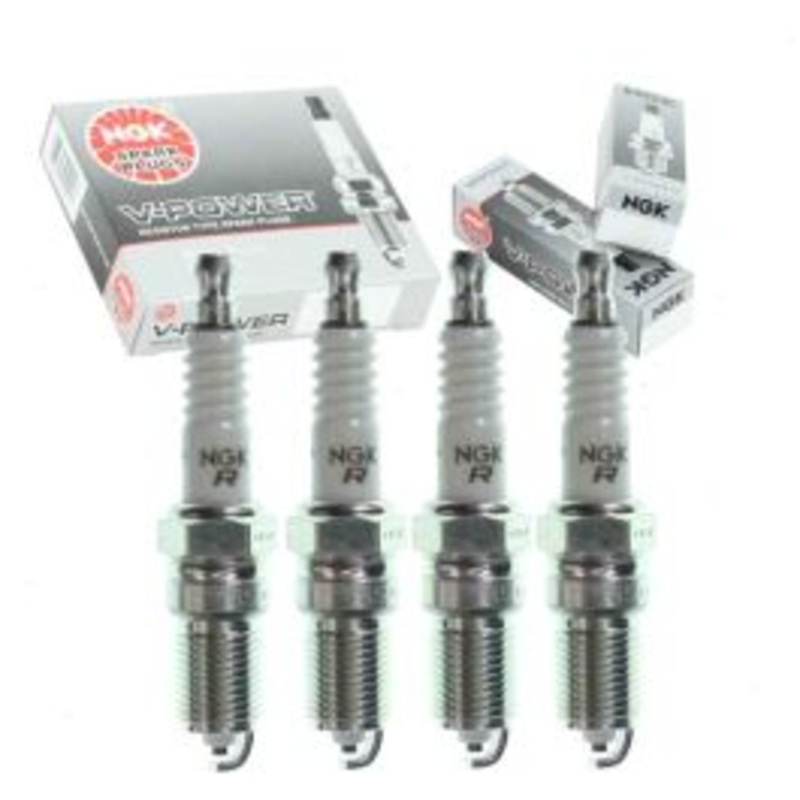 4 pc NGK V-Power Spark Plugs for 1984-1993 Mercedes-Benz 190E 2.3L L4