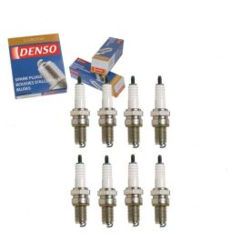 8 pc DENSO Standard U-Groove Spark Plugs for 1985-1989 Ferrari 328 GTB 3.2L V8