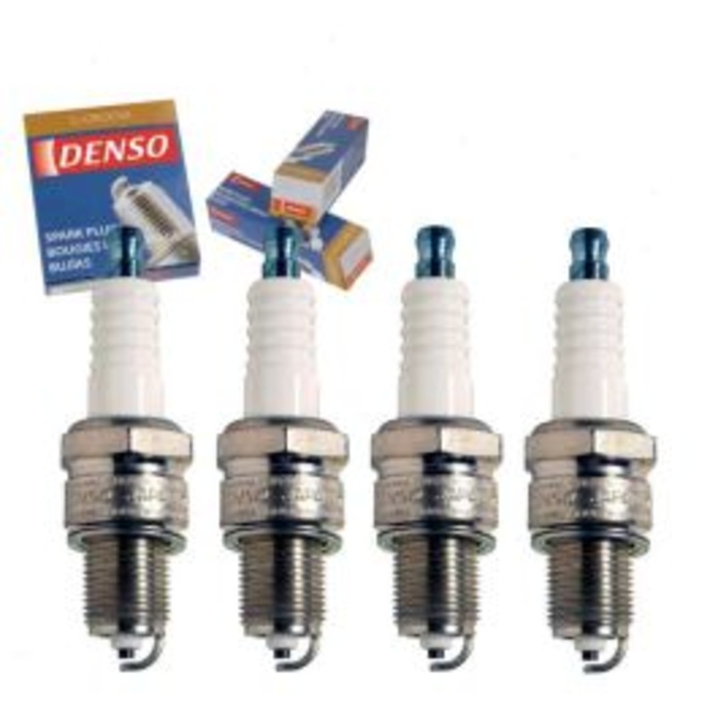 4 pc DENSO Standard U-Groove Spark Plugs for 1967-1974 Toyota Corona 1.9L 2.0L L4