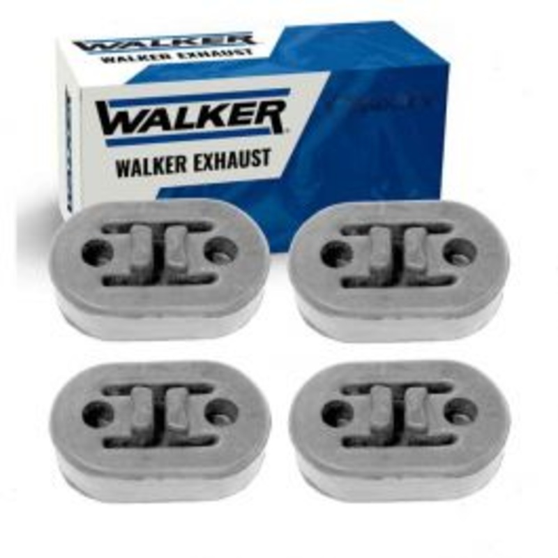 4 pc Walker Resonator Assm Exhaust System Insulators for 1988-1992 Mazda MX-6 2.2L L4