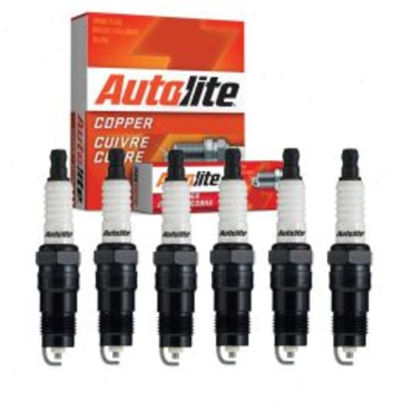 6 pc Autolite Copper Core 2545 Spark Plugs