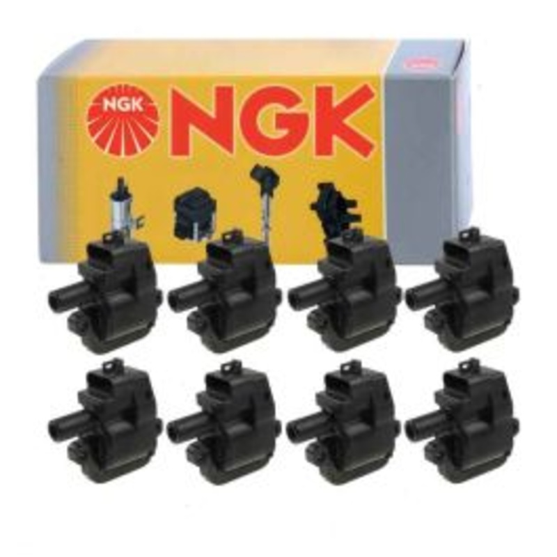 8 pc NGK Ignition Coils for 2001-2002 Chevrolet Express 3500 8.1L V8