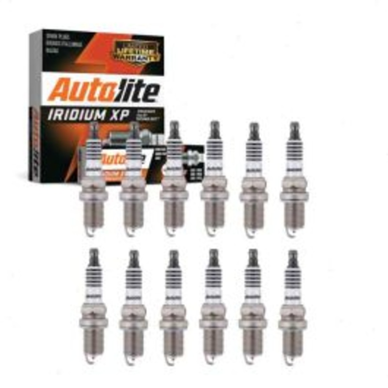 12 pc Autolite Iridium XP Spark Plug for 2003-2012 Bentley Continental 6.0L